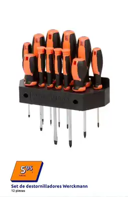 Action Werckmann - set de destornilladores oferta