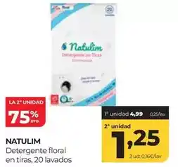 Alimerka Natulim - detergente floral en tiras oferta