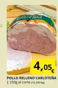 Pollo relleno carloteña