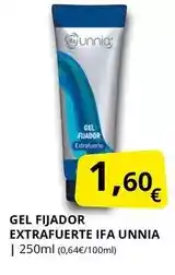 Supermercados MAS Ifa unnia - gel fijador extrafuerte oferta