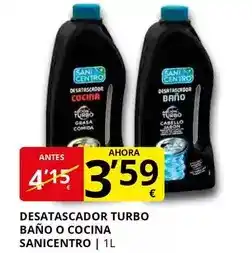 Supermercados MAS Turbo - desatascador turbo baño o cocina oferta