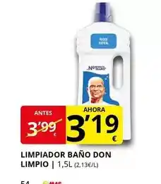 Supermercados MAS Don limpio - limpiador baño oferta