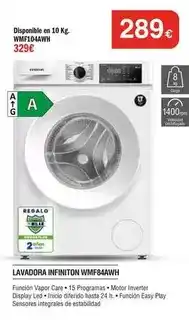 Milar Whirlpool - lavadora infinition wmf64awh oferta