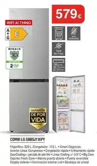 Milar Lg - combi gbb5j11epy oferta