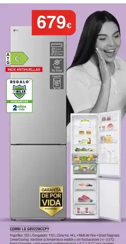 Milar Lg - combi gbp62pzcbp oferta