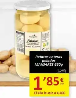 SPAR Manjares - patatas enteras pelados oferta