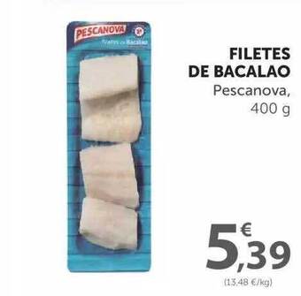 SPAR Pescanova Filetes De Bacalao 400g oferta