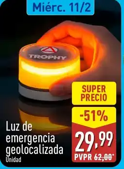 ALDI Luz de emergencia geolocalizada oferta