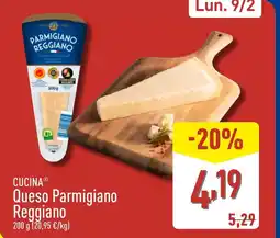 ALDI CUCINA Queso Parmigiano Reggiano oferta