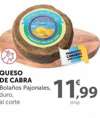 SPAR Queso De Cabra Bolaños Pajonales Duro Al Corte oferta