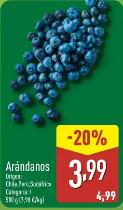 ALDI Arándanos oferta
