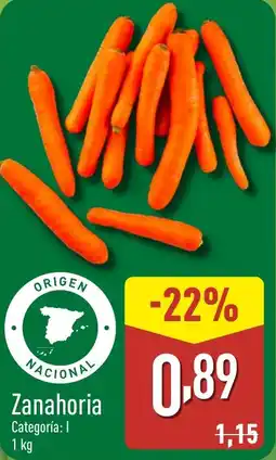 ALDI Zanahoria oferta