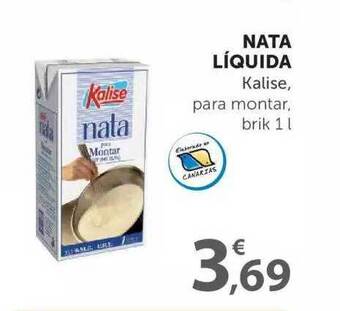 SPAR Nata Líquida Kalise Para Montar Brik 1l oferta
