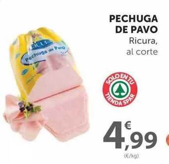 SPAR Pechuga De Pavo Rucura Al Corte oferta