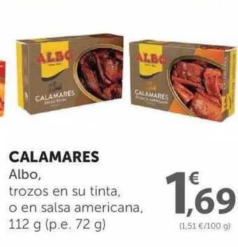 SPAR Calamares Albo 112g oferta