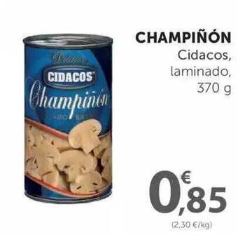 SPAR Champiñón Cidacos Laminado 370g oferta