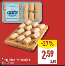 ALDI Croquetas de bacalao oferta