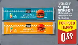 ALDI TRADER JOE'S Pan para miniburgers oferta