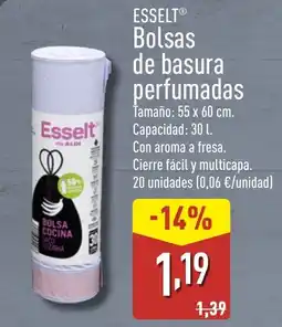 ALDI ESSELT Bolsas de basura perfumadas oferta