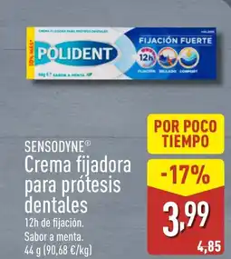 ALDI SENSODYNE Crema fijadora para prótesis dentales oferta