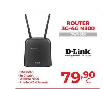 Computer Store D-link Router 3g-4g N300 oferta