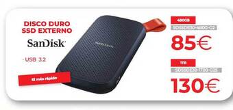 Computer Store Sandisk Disco Duro Ssd Externo oferta