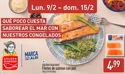 ALDI GOLDEN SEAFOOD Filetes de salmon con piel oferta