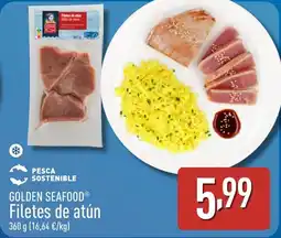 ALDI GOLDEN SEAFOOD Filetes de atún oferta