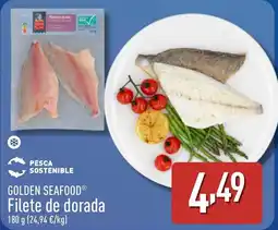 ALDI GOLDEN SEAFOOD Filete de dorada oferta