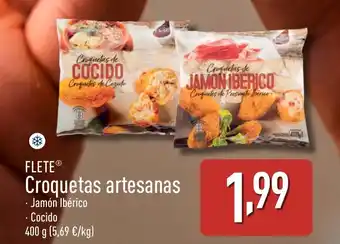 ALDI FLETE Croquetas artesanas oferta