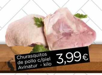 Supermercados Piedra Churasquitos De Pollo C-Piel Avinatur - Kilo oferta