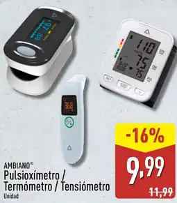 ALDI AMBIANO Pulsioxímetro / Termómetro / Tensiómetro oferta
