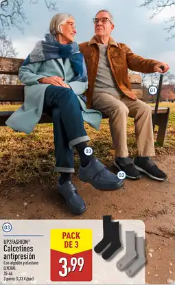 ALDI UP2FASHION Calcetines antipresión oferta