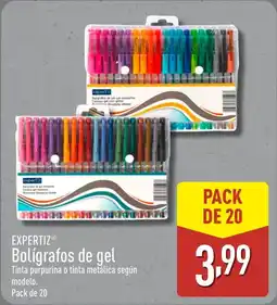 ALDI EXPERTIZ Bolígrafos de gel oferta