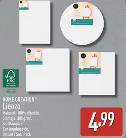 ALDI HOME CREATION Lienzo oferta