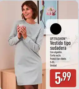 ALDI UP2FASHION Vestido tipo sudadera oferta