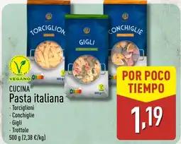ALDI CUCINA Pasta italiana oferta