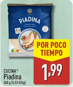 ALDI CUCINA Piadina oferta