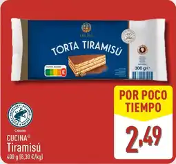 ALDI CUCINA Tiramisú oferta
