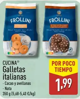 ALDI CUCINA Galletas italianas oferta