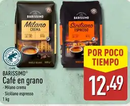 ALDI BARISSIMO Café en grano oferta