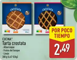 ALDI CUCINA Tarta crostata oferta