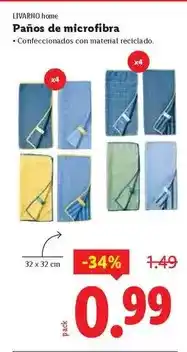 Ocine Livarno home - panos de microfibra oferta