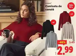Ocine Esmara - camiseta de canalé oferta