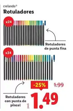 Ocine Crelando - rotuladores oferta