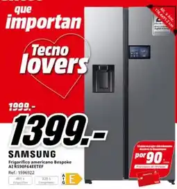 MediaMarkt Samsung - frigorífico americano bespoke ai bb50f6a6teffe oferta