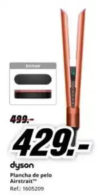 MediaMarkt Dyson - plancha de pelo airstrait oferta