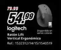 MediaMarkt Logitech - ratón lift vertical ergonomico oferta
