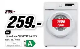 MediaMarkt Ok. - lavadora owm 7123 a inv oferta