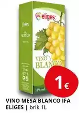 Supermercados MAS Ifa eliges - vino mesa blanco oferta